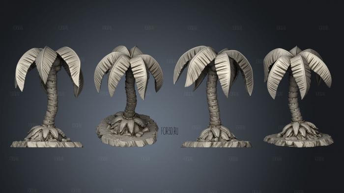 Pirates Palm Trees 1 001 stl model for CNC