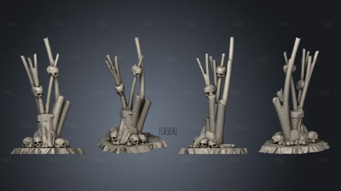 Plant Cannibal Feast Branches 1 001 stl model for CNC