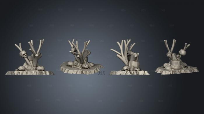 Plant Cannibal Feast Branches 1 004 stl model for CNC