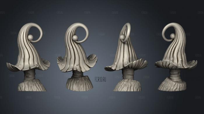 Plant Enchanted Mushrooms 1 002 stl model for CNC