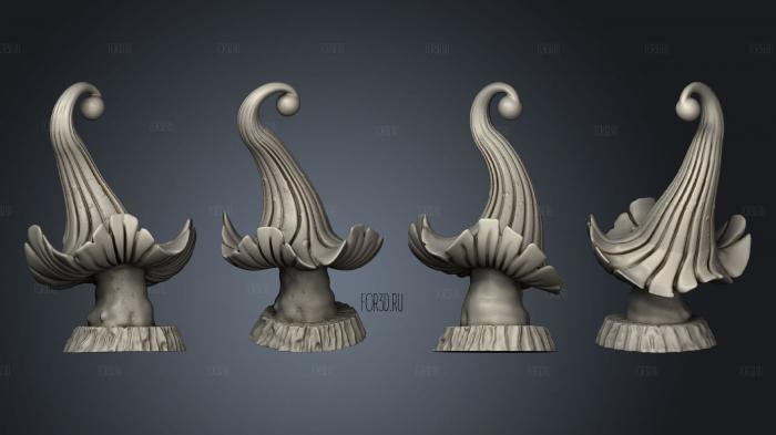 Plant Enchanted Mushrooms 1 003 stl model for CNC