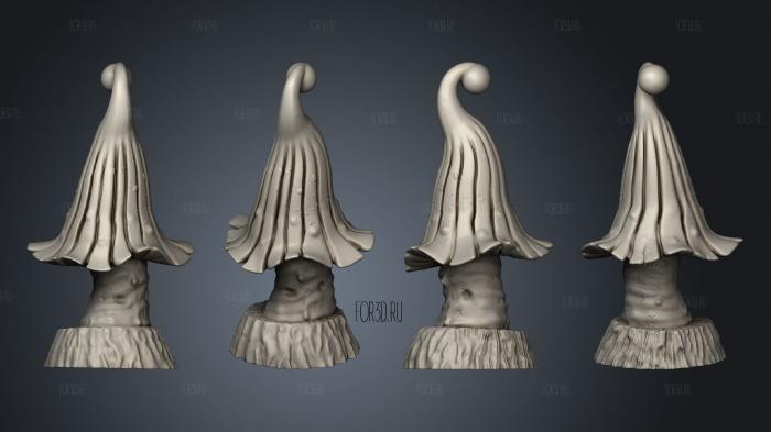 Plant Enchanted Mushrooms 1 005 stl model for CNC