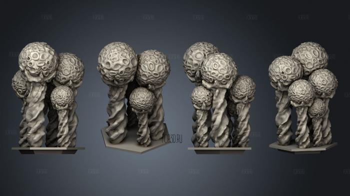 Plug Alien Mushrooms 3d stl модель для ЧПУ