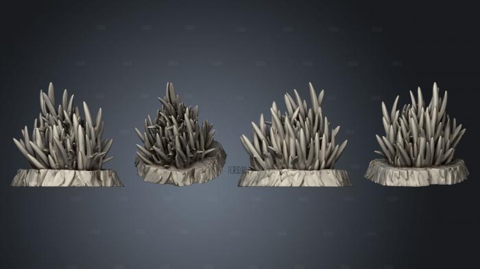 Prickly Tall Grass 1 005 stl model for CNC