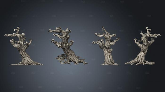 Spooky Trees stl model for CNC