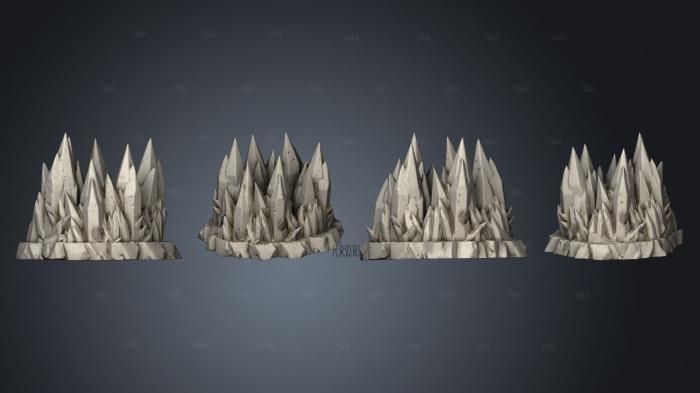 Vampiric Crystals 4 stl model for CNC