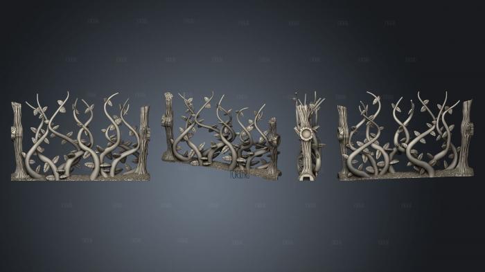 wall of vines half V 1 3d stl модель для ЧПУ