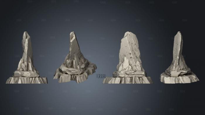 Wasteland Shale 4 stl model for CNC