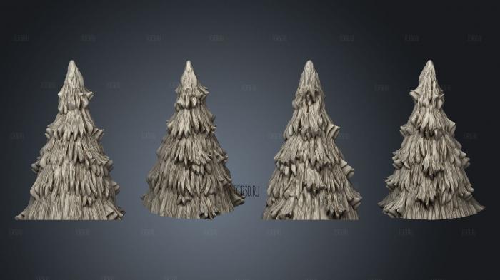 Wilds of Wintertide Pine Top A Regular stl model for CNC