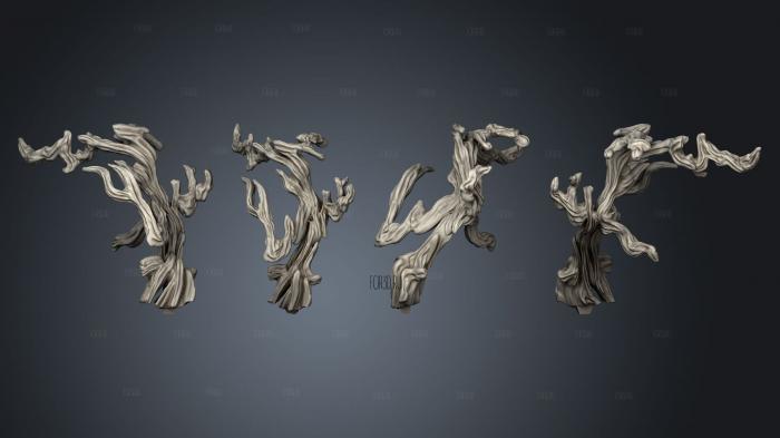 Wizard s Guild The Elementalist smoke 4 stl model for CNC