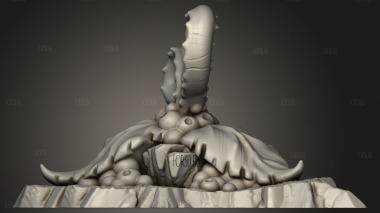 Фантастическое Растительное Инопланетное Щупальце 3d stl модель для ЧПУ