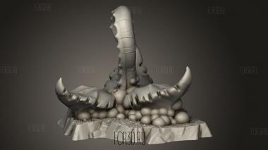 Фантастическое Растительное Инопланетное Щупальце 3d stl модель для ЧПУ