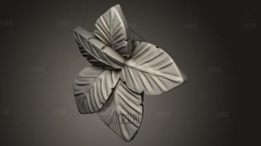 Растение 3d stl модель для ЧПУ