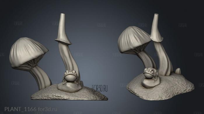 mushroomfrog stl model for CNC