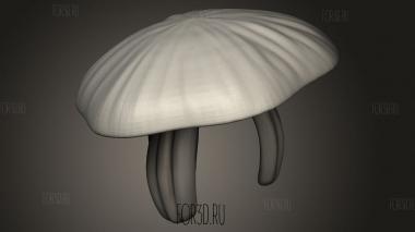 Верхушка грибной лягушки 3d stl модель для ЧПУ