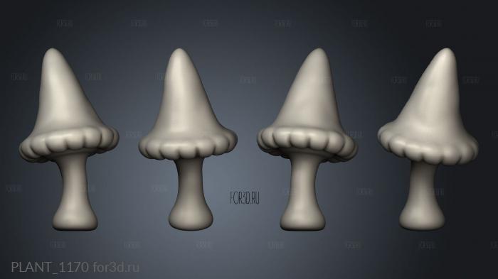 Terrain Mushroom stl model for CNC