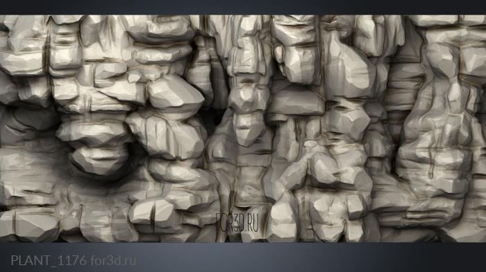 Brave Worlds Canyon Rock stl model for CNC