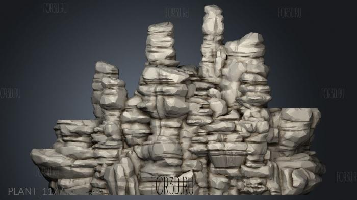 Brave Worlds Canyon Rock stl model for CNC