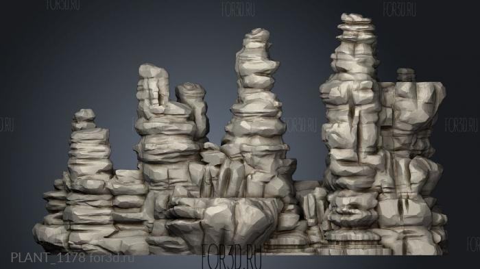 Brave Worlds Canyon Rock stl model for CNC