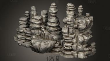 Скала Каньона Дивных Миров 3d stl модель для ЧПУ