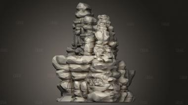 Скала Каньона Дивных Миров 3d stl модель для ЧПУ