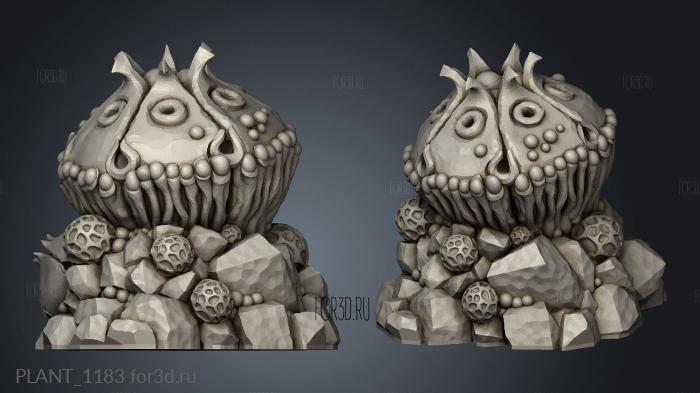 Brave Worlds Spore Spitter stl model for CNC