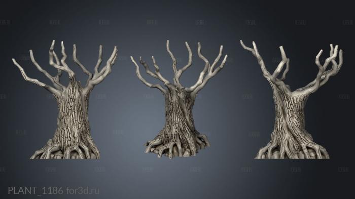 Brave Worlds Twisted Tree stl model for CNC