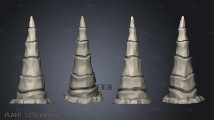 Terrain Stalagmite stl model for CNC