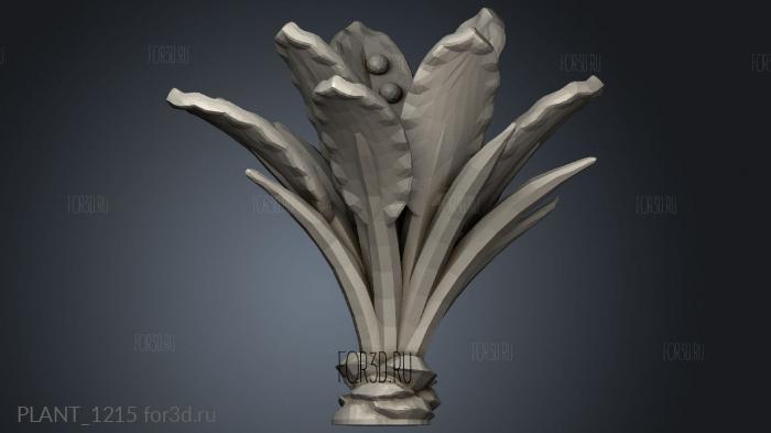 Brave Worlds items Alien Jungle Plant stl model for CNC