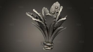 Предметы из Отважных Миров,Инопланетные Растения Из Джунглей 3d stl модель для ЧПУ