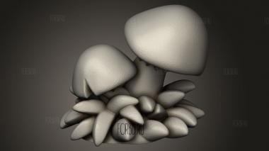 Грибные сказки 3d stl модель для ЧПУ
