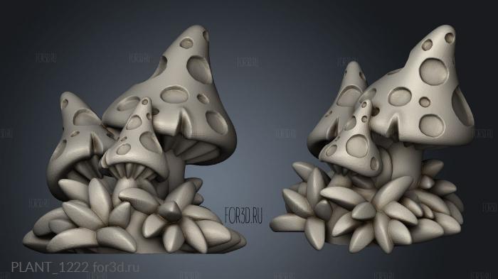 fairy tales Mushroom stl model for CNC