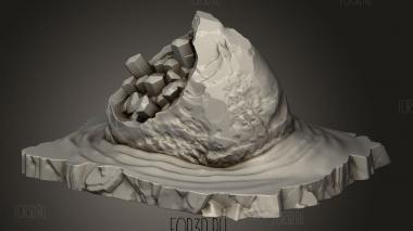 Руины Сердцевинных Пород,Хрустальные Яйца Даргона 3d stl модель для ЧПУ