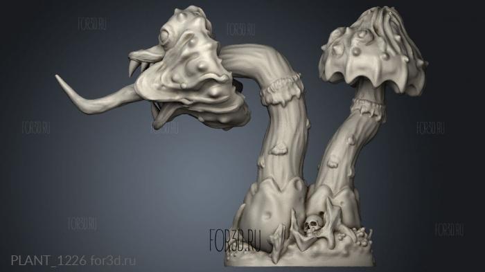 killermushrooms BSG Killer Mushrooms Double mushr cut stl model for CNC