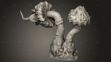 Киллерные Грибы Двойной нарезки 3d stl модель для ЧПУ