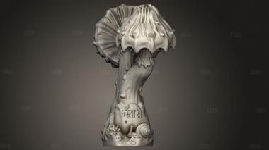 Киллерные Грибы Двойной нарезки 3d stl модель для ЧПУ