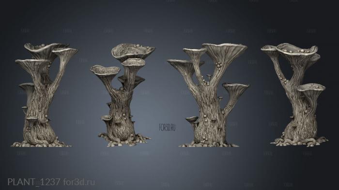 Blooming Lantern Tree stl model for CNC