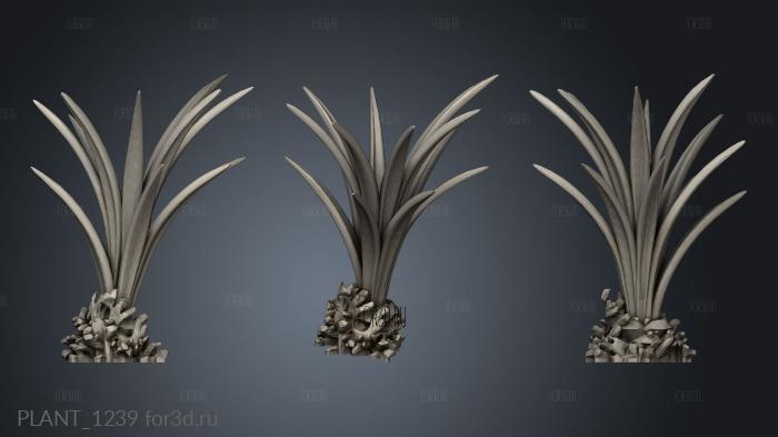 Brave Worlds Jungle Plant stl model for CNC