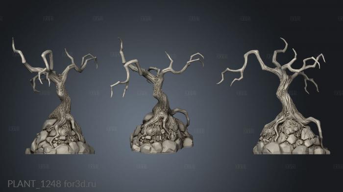 Contorted Tree stl model for CNC