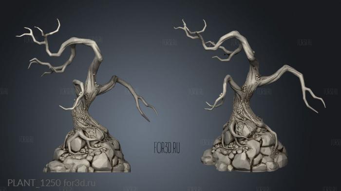 Contorted Tree stl model for CNC