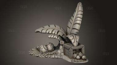 Запасы яиц С Сердцевиной для Пляжной местности 3d stl модель для ЧПУ