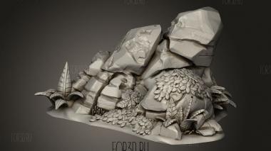 Пляжный рельеф,Основные Береговые Скалы 3d stl модель для ЧПУ