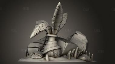 Сердцевина Пляжного Ландшафта-Крошечная Пальма 3d stl модель для ЧПУ