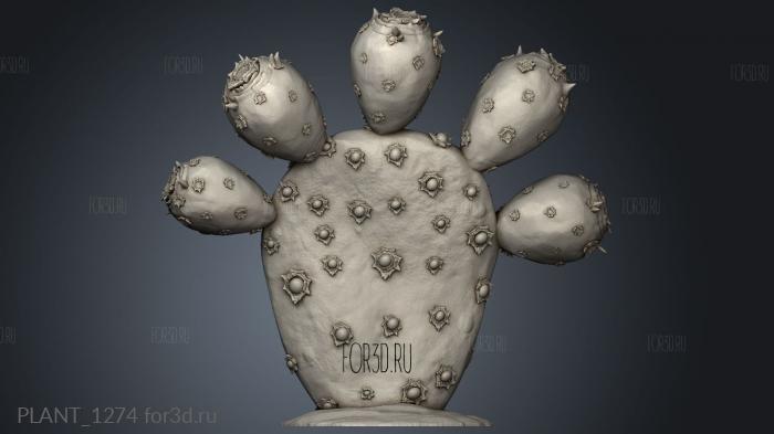 Cactuses Small stl model for CNC