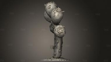 Кактусы 3d stl модель для ЧПУ