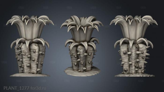 Cactuses Small stl model for CNC