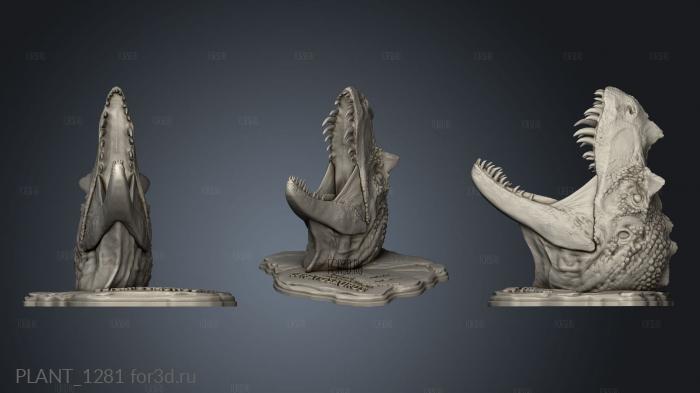 CERATOSAURUS stl model for CNC