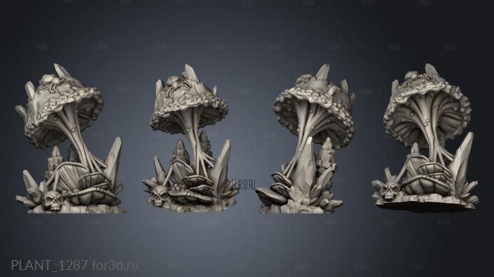 The Lost Cave Fungi stl model for CNC