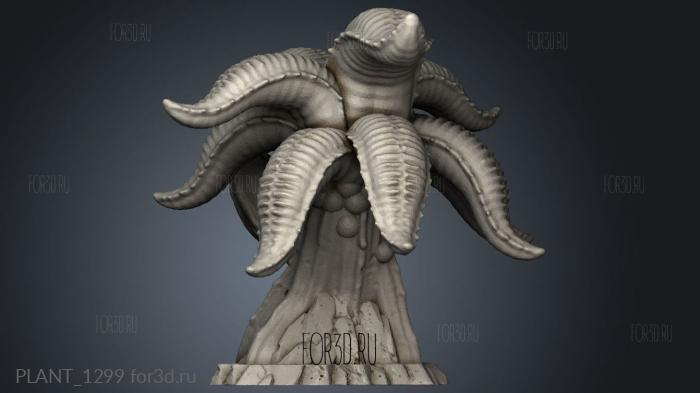 Core Alien Palms stl model for CNC