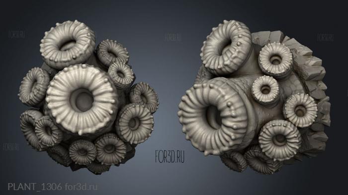 Core Cannon Coral stl model for CNC